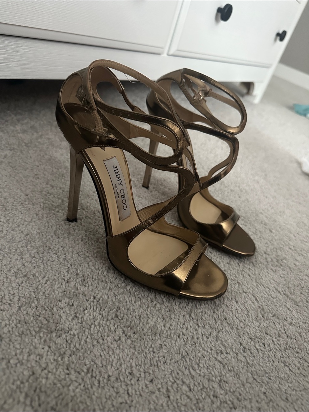 Jimmy Choo Ivette High Heel Sandals - Picture 4 of 10